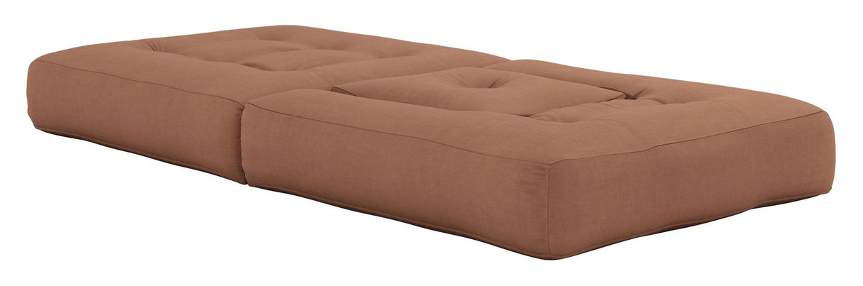 Cube Futon, Ler brun - Unoliving.com