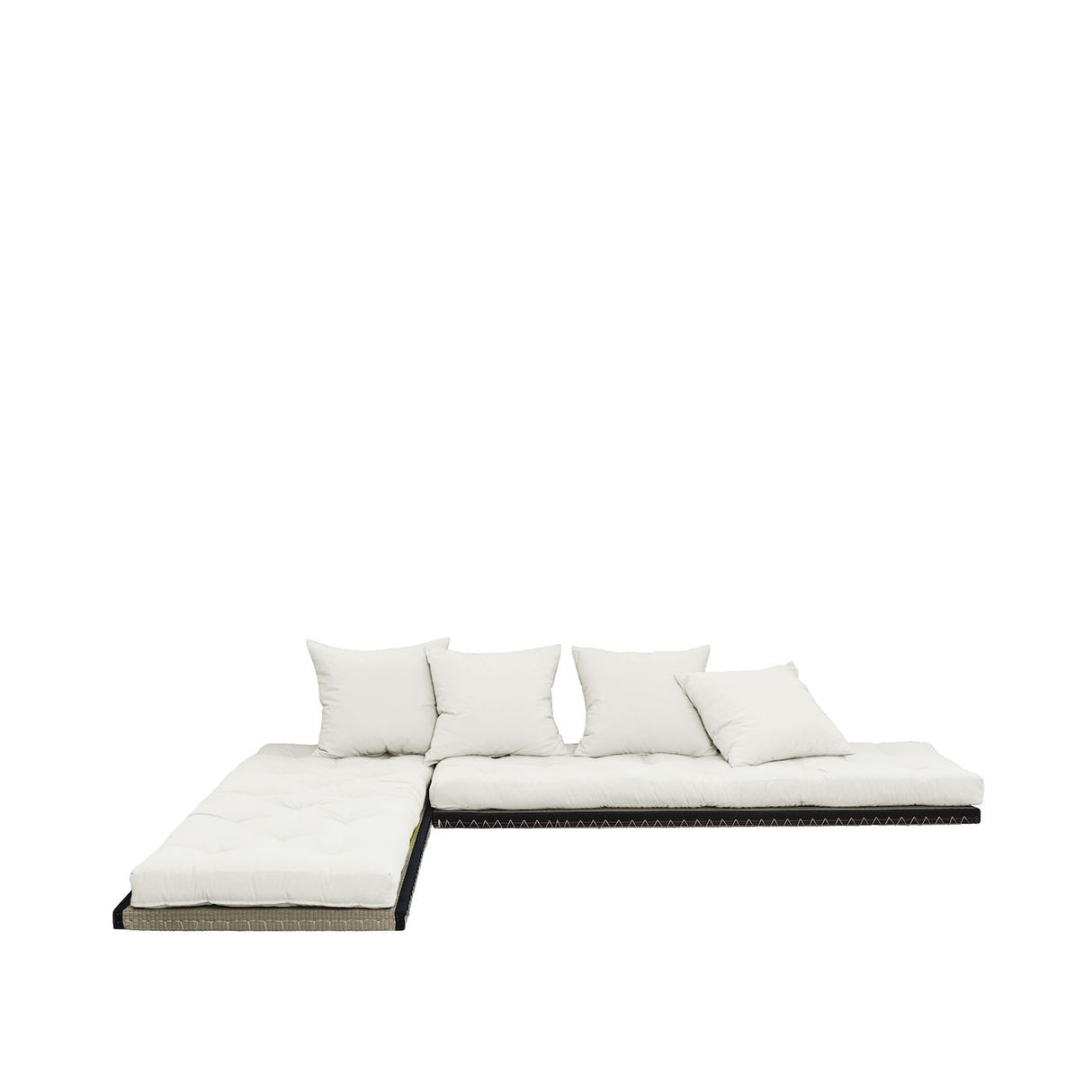 Chico Futon Sofa, Offwhite m. Tatami måtter - Unoliving.com