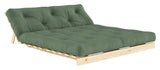 Roots 160 Sovesofa, Fyrretræ/Olive Green,