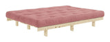 Lean Sovesofa, Sorbet Pink fløjl - Unoliving.com