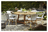 George Exterior Havebord, Teak, Ø160 - Unoliving.com