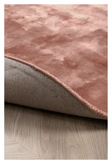 Indra Viscose Tæppe Ø200 - Dusty pink - Unoliving.com