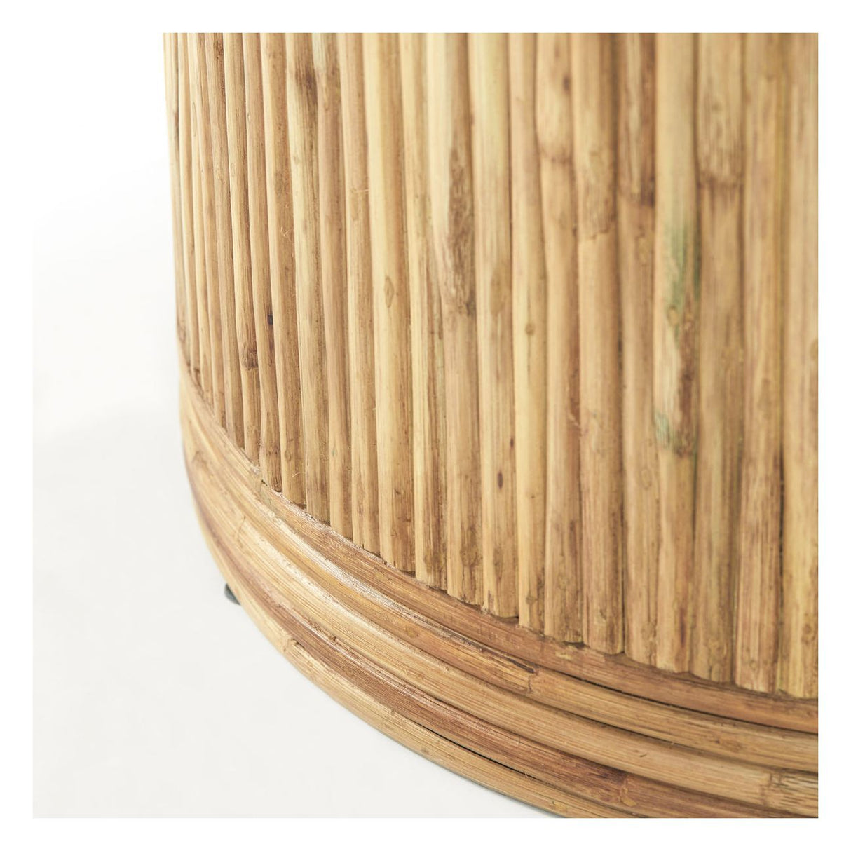 Gro Sofabord Ø90, Rattan - Unoliving.com