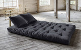 Shin Sano Futon Sofa, Dark Grey/Natur - Unoliving.com