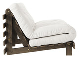 Roots 140 Sovesofa, Brun lakeret fyrretræ, Natural - Unoliving.com