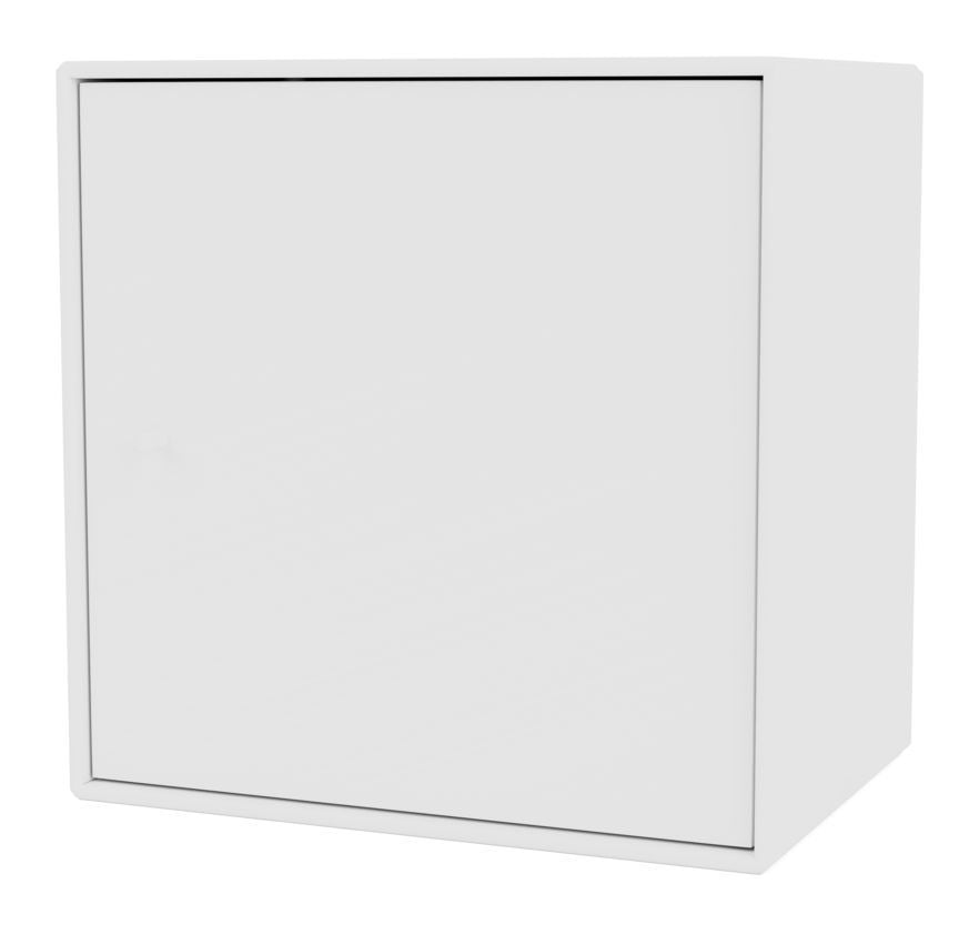 Mini Reol Modul m. låge, højre, New White - Unoliving.com