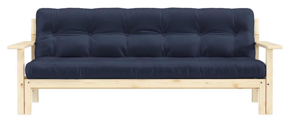 Unwind Sovesofa 190x100, Navy Petroleum Blue - Unoliving.com