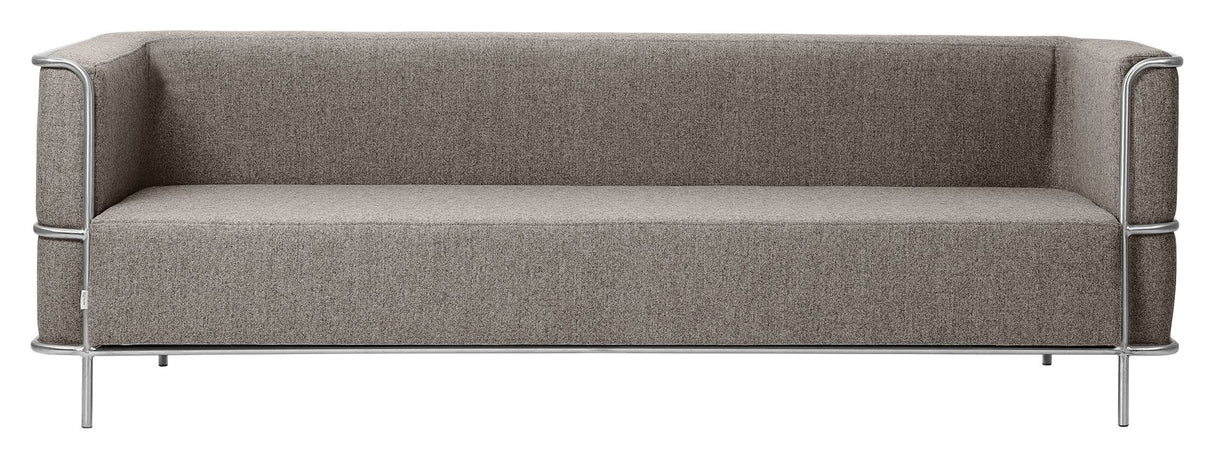 Modernist 3-pers. Sofa, Beige uld - Unoliving.com