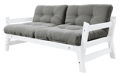 Step Sovesofa, Grey/Hvid - Unoliving.com