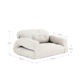 Hippo, sovesofa - wheat beige - Unoliving.com