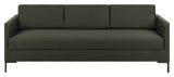 Leknes Sovesofa m. Bonellfjedre, Grøn - Unoliving.com