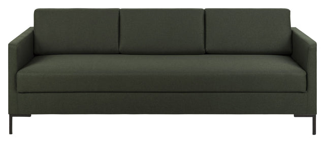 Leknes Sovesofa m. Bonellfjedre, Grøn - Unoliving.com