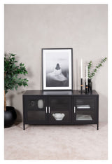 Acero, Tv - bord, Sort metal - UNOLIVING.COM