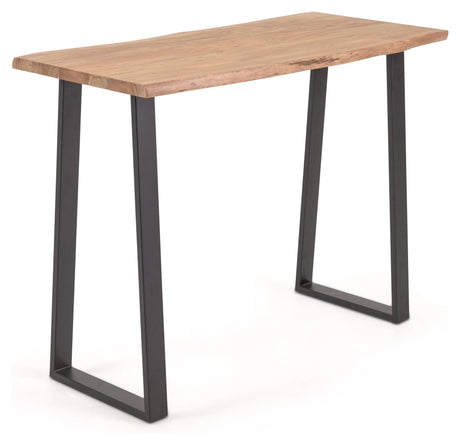 Alaia Barbord, H105, Massiv acacie/Sort metalstel - UNOLIVING.COM