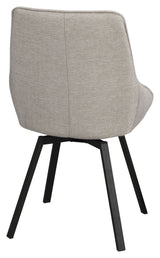 Alison Spisebordsstol med drejefunktion, Beige - UNOLIVING.COM