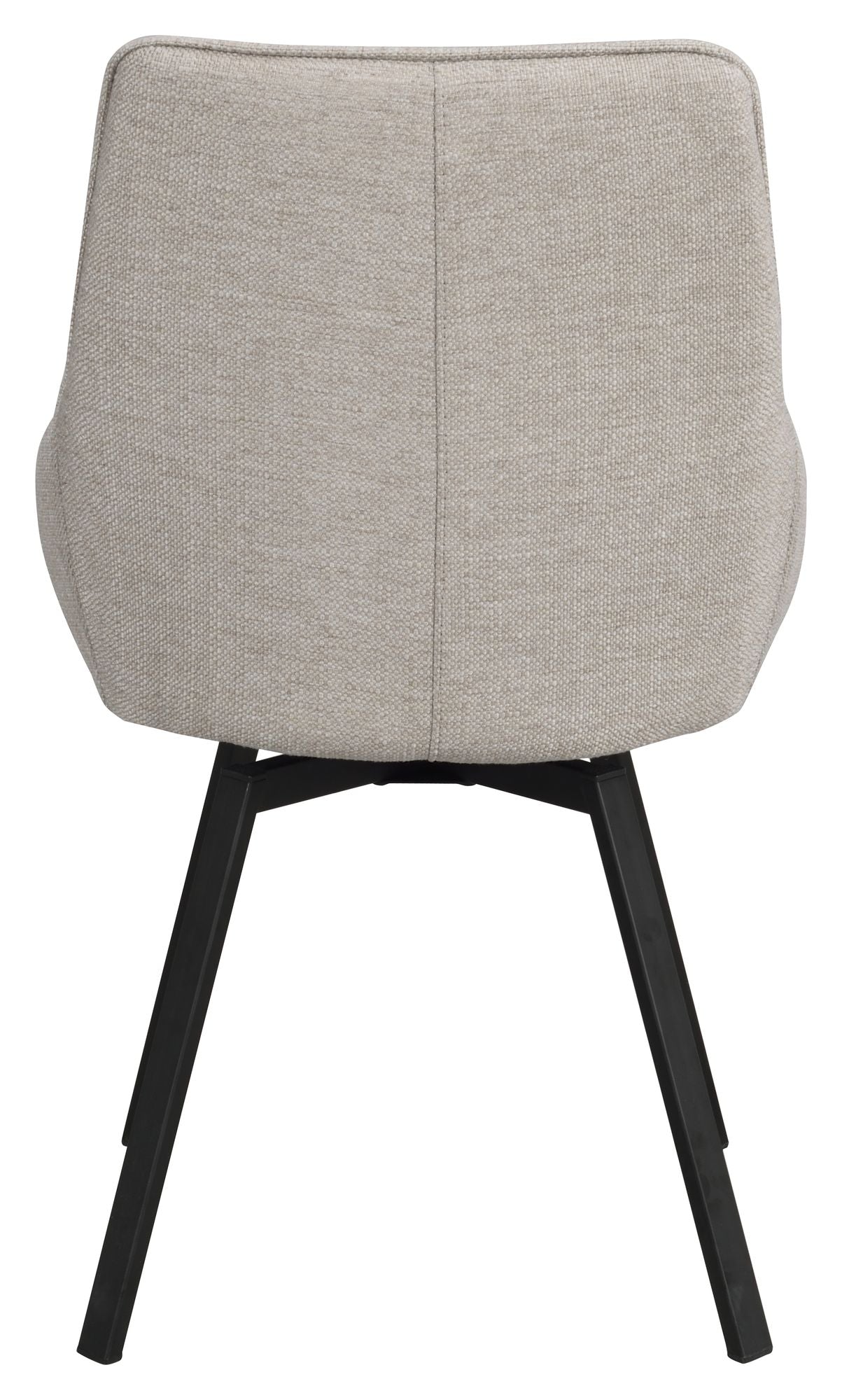 Alison Spisebordsstol med drejefunktion, Beige - UNOLIVING.COM