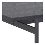 Angus Spisebord, 200x90, Sort melamin - UNOLIVING.COM