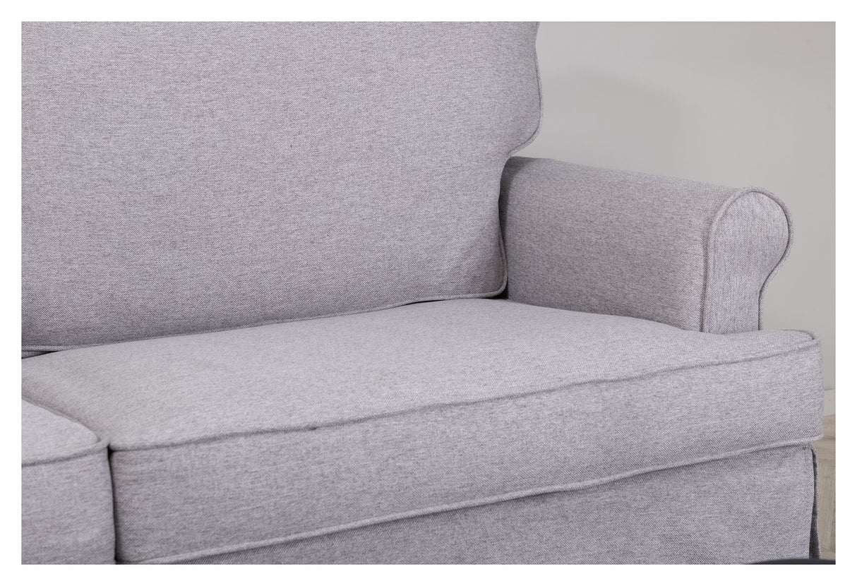 Anton 2 - pers. Sofa, Grå stof - UNOLIVING.COM