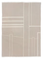 Architecture Plaid, Beige, 180x130 - UNOLIVING.COM