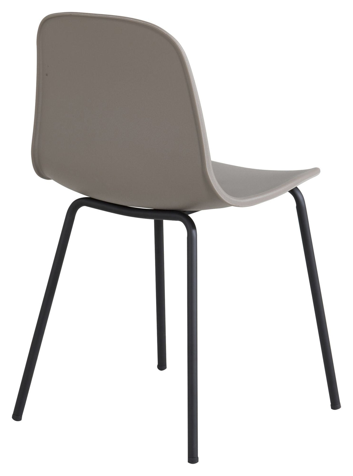 Arctic Spisebordsstol, Beige, Sorte metalben - UNOLIVING.COM