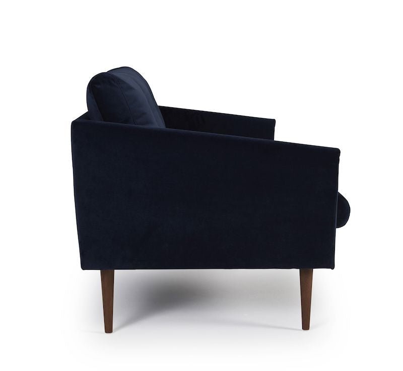 Assens 3 - pers. sofa, Blå Velour - UNOLIVING.COM