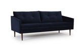 Assens 3 - pers. sofa, Blå Velour - UNOLIVING.COM