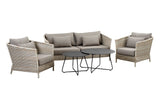 Aster 3 - pers. Sofa m. hynder, Beige - UNOLIVING.COM