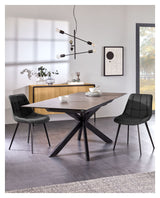 Atminda Spisebord 160/210x90, Mørk Grå - UNOLIVING.COM