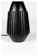 Aysa Bordlampe, Sort alu/Stof - UNOLIVING.COM