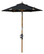 Balcony Parasol, Sort polyester, Ø180 - UNOLIVING.COM