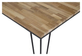 Bali Spisebord, Teak top, 80x80 - UNOLIVING.COM