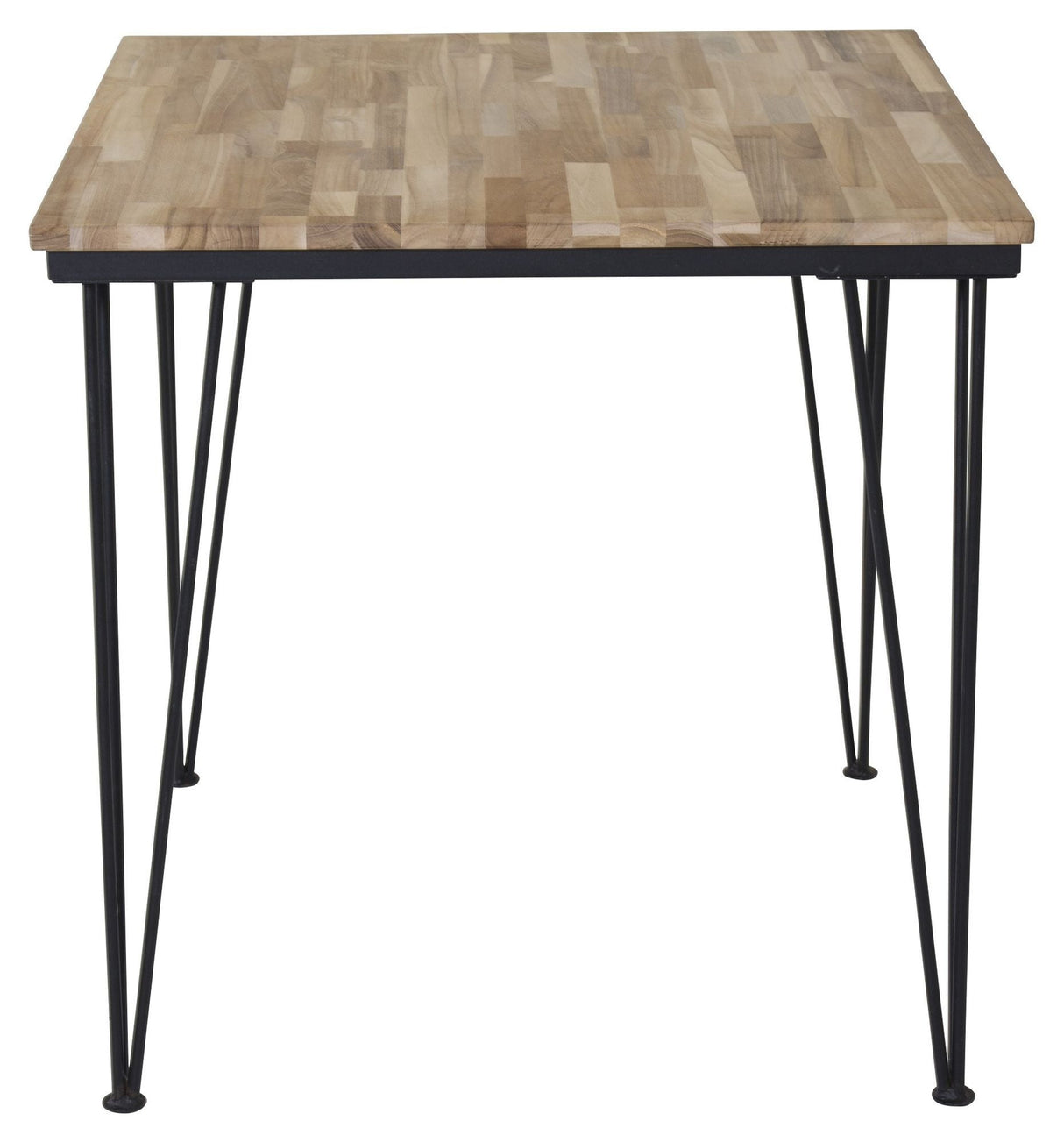 Bali Spisebord, Teak top, 80x80 - UNOLIVING.COM