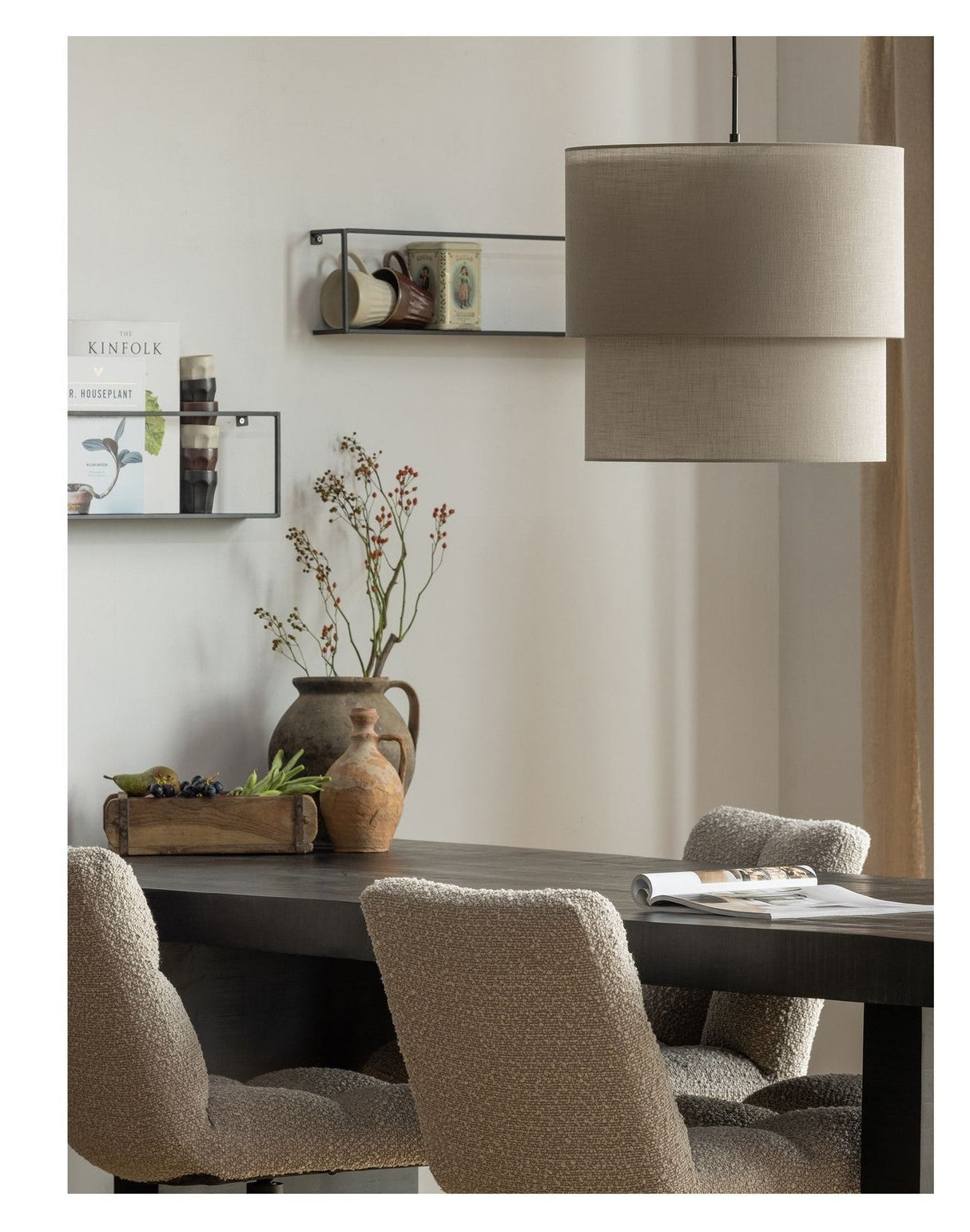 Balk Spisebord 90x220 - Sort - UNOLIVING.COM