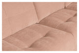 Bar Sofa m. højrevendt chaiselong, Pink