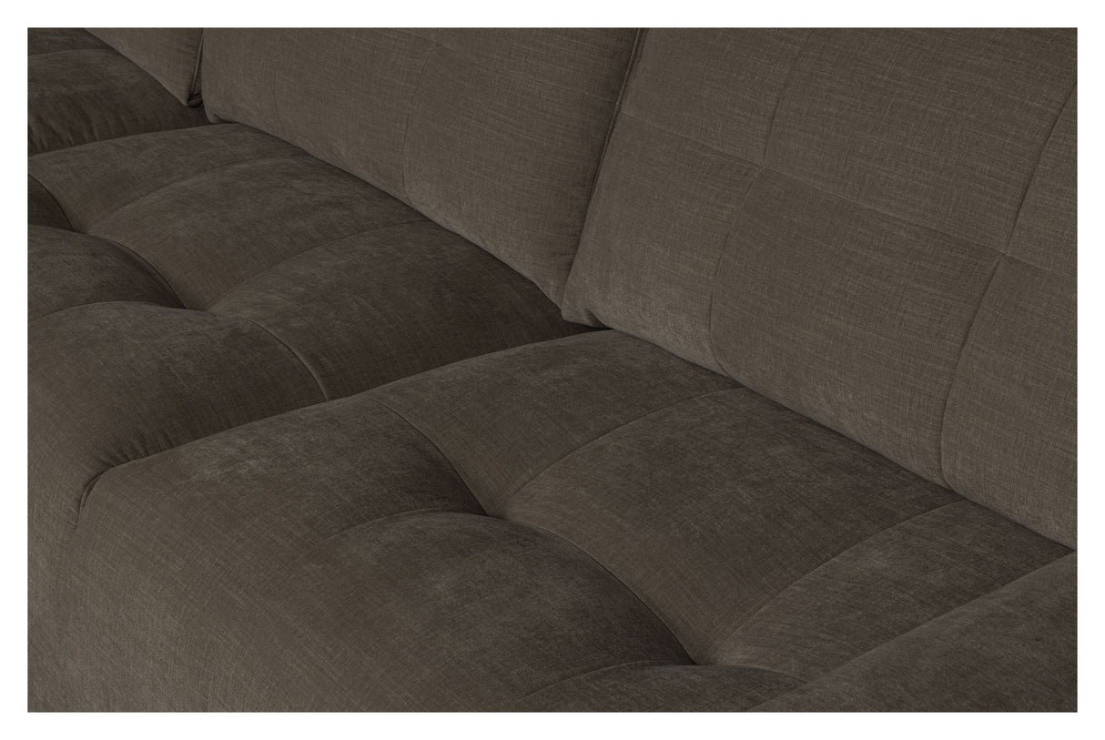 Bar Sofa m. venstrevendt chaiselong, Antracit