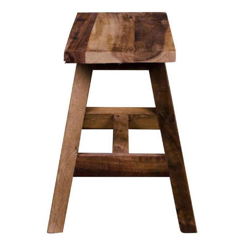 Barcelona Teak Bænk, 50 cm - UNOLIVING.COM