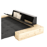 Base Sovesofa, Charcoal/sort - UNOLIVING.COM