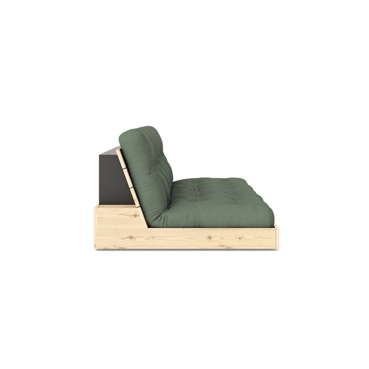 Base Sovesofa, Olive Green/natur - UNOLIVING.COM