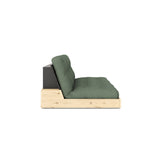 Base Sovesofa, Olive Green/sort - UNOLIVING.COM