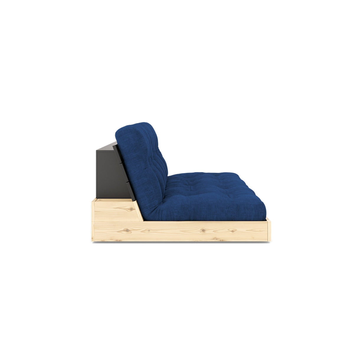 Base Sovesofa, Royal Blue/sort - UNOLIVING.COM