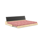 Base Sovesofa, Sorbet Pink/sort - UNOLIVING.COM