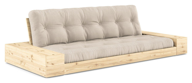 Base Sovesofa m. Sideboxes, Beige/natur - UNOLIVING.COM