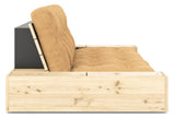 Base Sovesofa m. Sideboxes, Fudge Brown/natur - UNOLIVING.COM