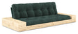 Base Sovesofa m. Sideboxes, Seaweed - UNOLIVING.COM