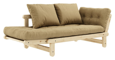 Beat Sovesofa, Fyrretræ/Beige - UNOLIVING.COM