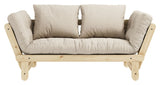 Beat Sovesofa, Natur, Fyrretræ/Beige - UNOLIVING.COM