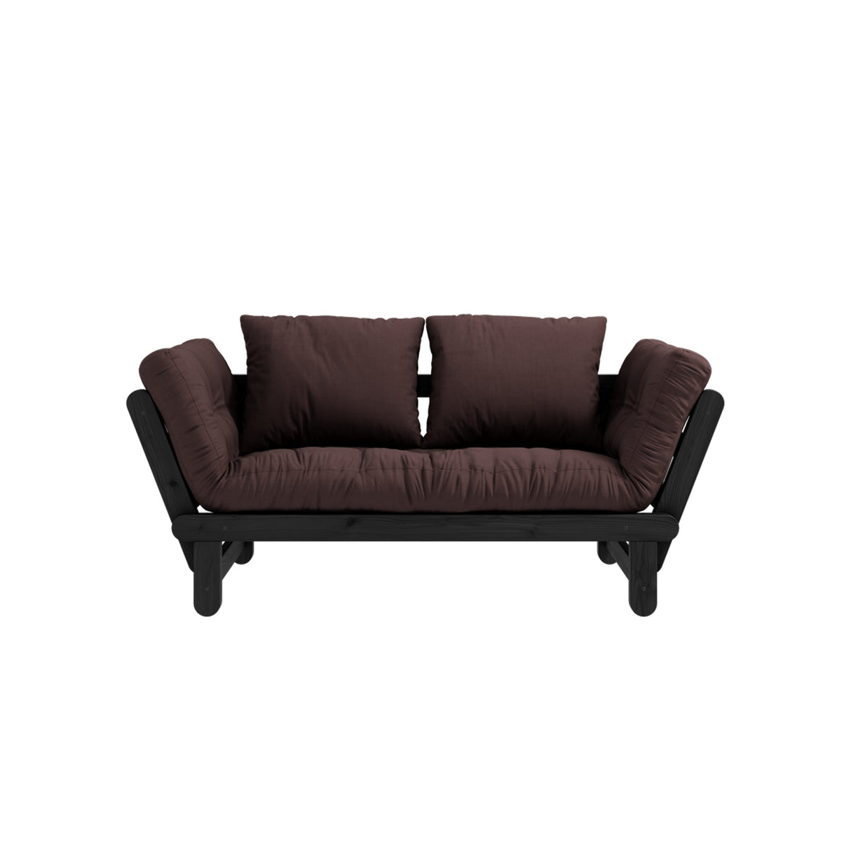 Beat, sovesofa, brown/sort - UNOLIVING.COM