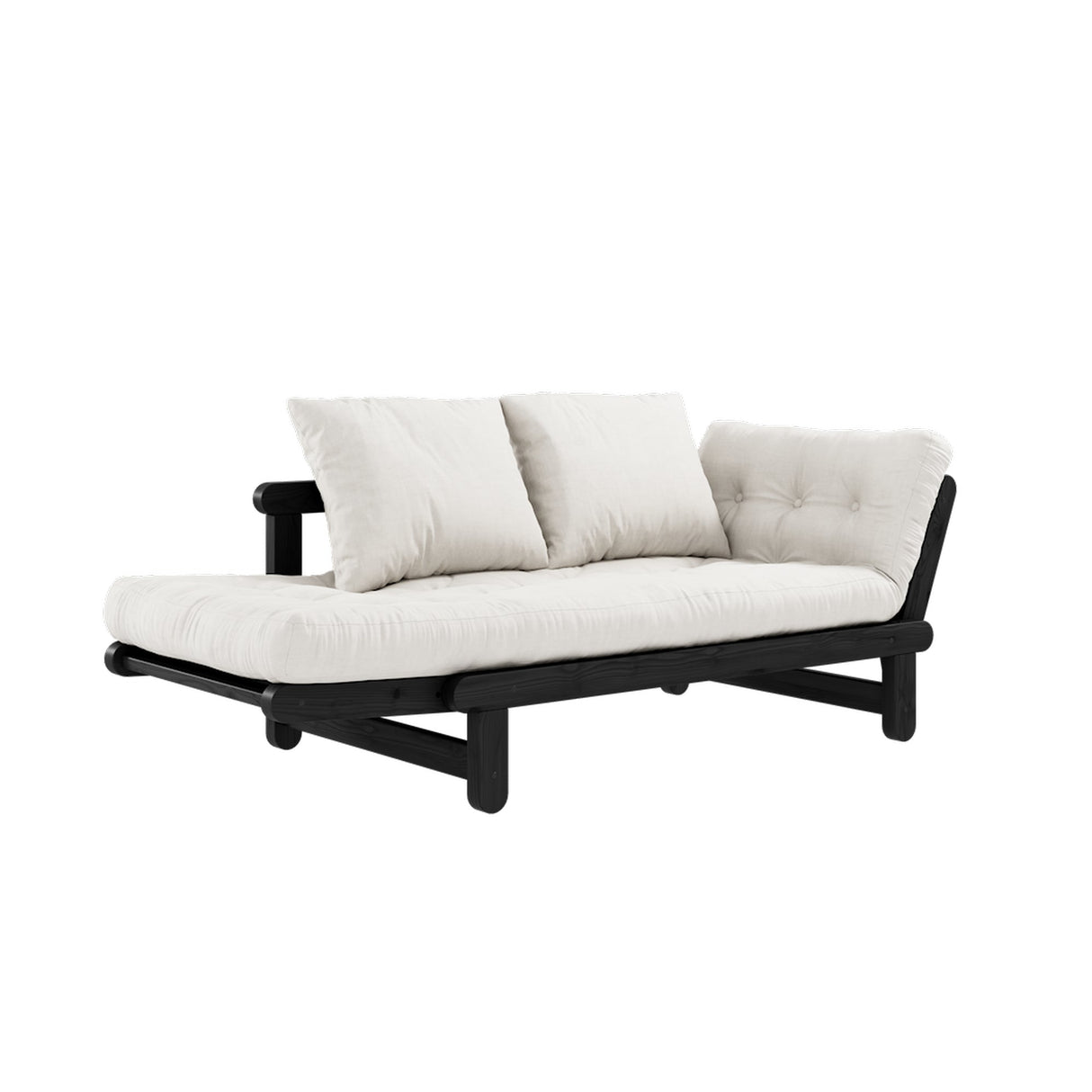 Beat, sovesofa, natur/sort - UNOLIVING.COM