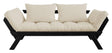 Bebop Sovesofa Beige/Sort - UNOLIVING.COM