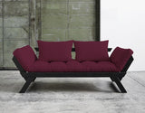 Bebop Sovesofa Bordeaux/Sort - UNOLIVING.COM